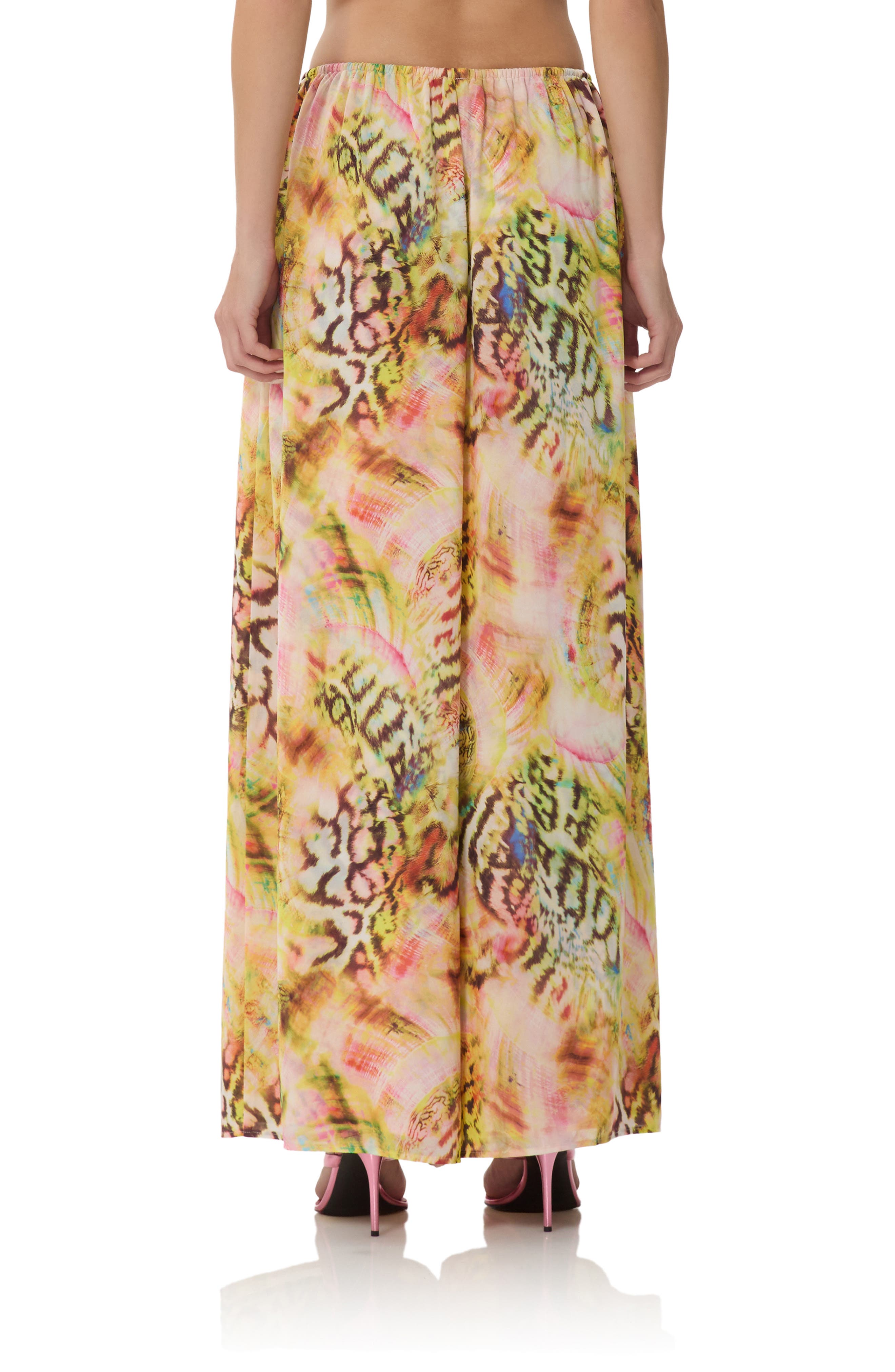 Ivan Printed Wide Leg Drawstring Pants - image 2