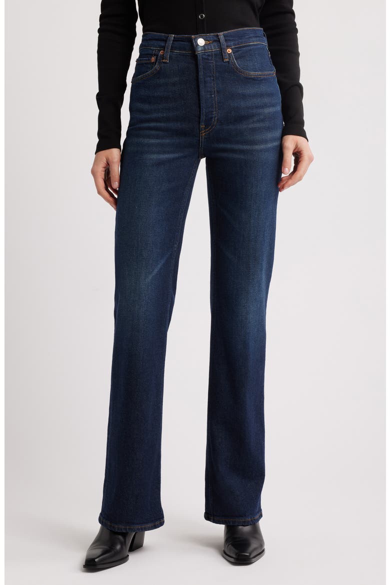'70s Bootcut Jeans, Main, color, BARELY WORN