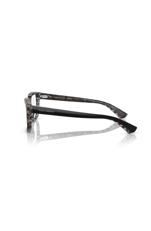 Dolce & Gabbana Dolce&gabbana 54mm Square Optical Glasses In Black