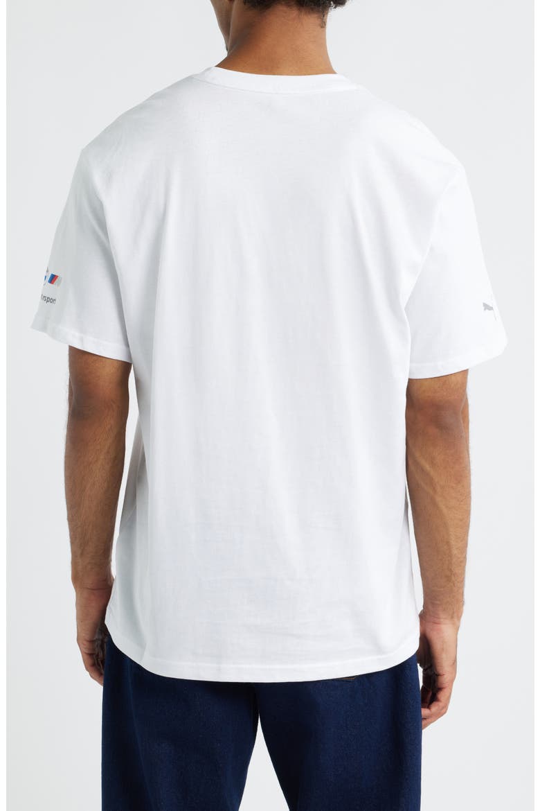 BMW M Motorsport 2 Vintage Graphic T-Shirt, Alternate, color, PUMA WHITE