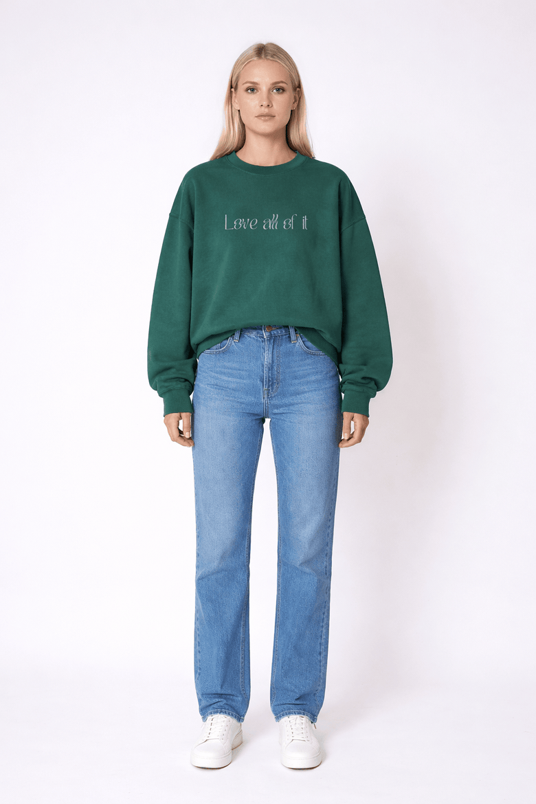 Sammie Cotton Sweatshirt, Alternate, color, Dark GrayEverything will be ok
