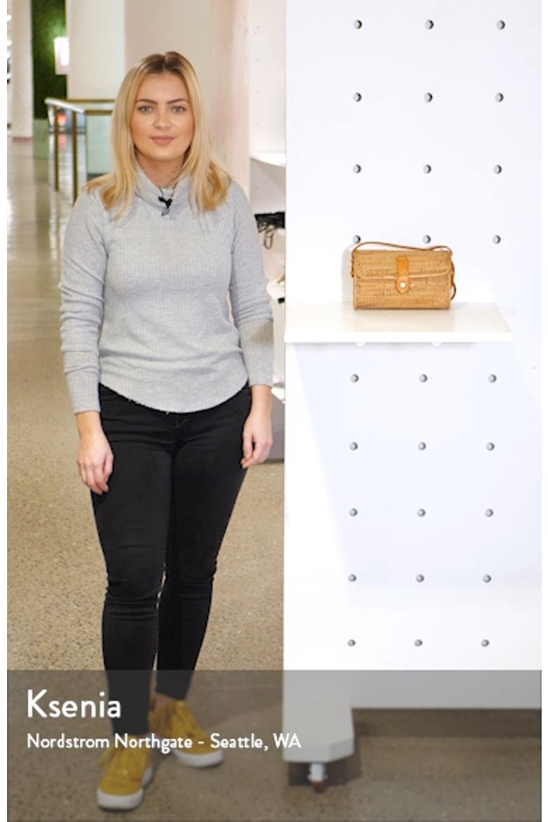Woven Rattan Box Crossbody Bag video