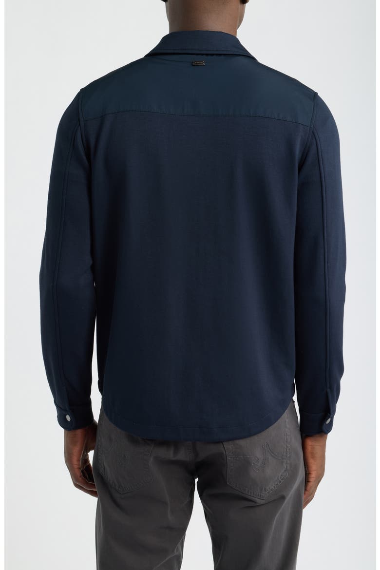 Soft Touch Knit Shirt Jacket, Alternate, color, NAVY