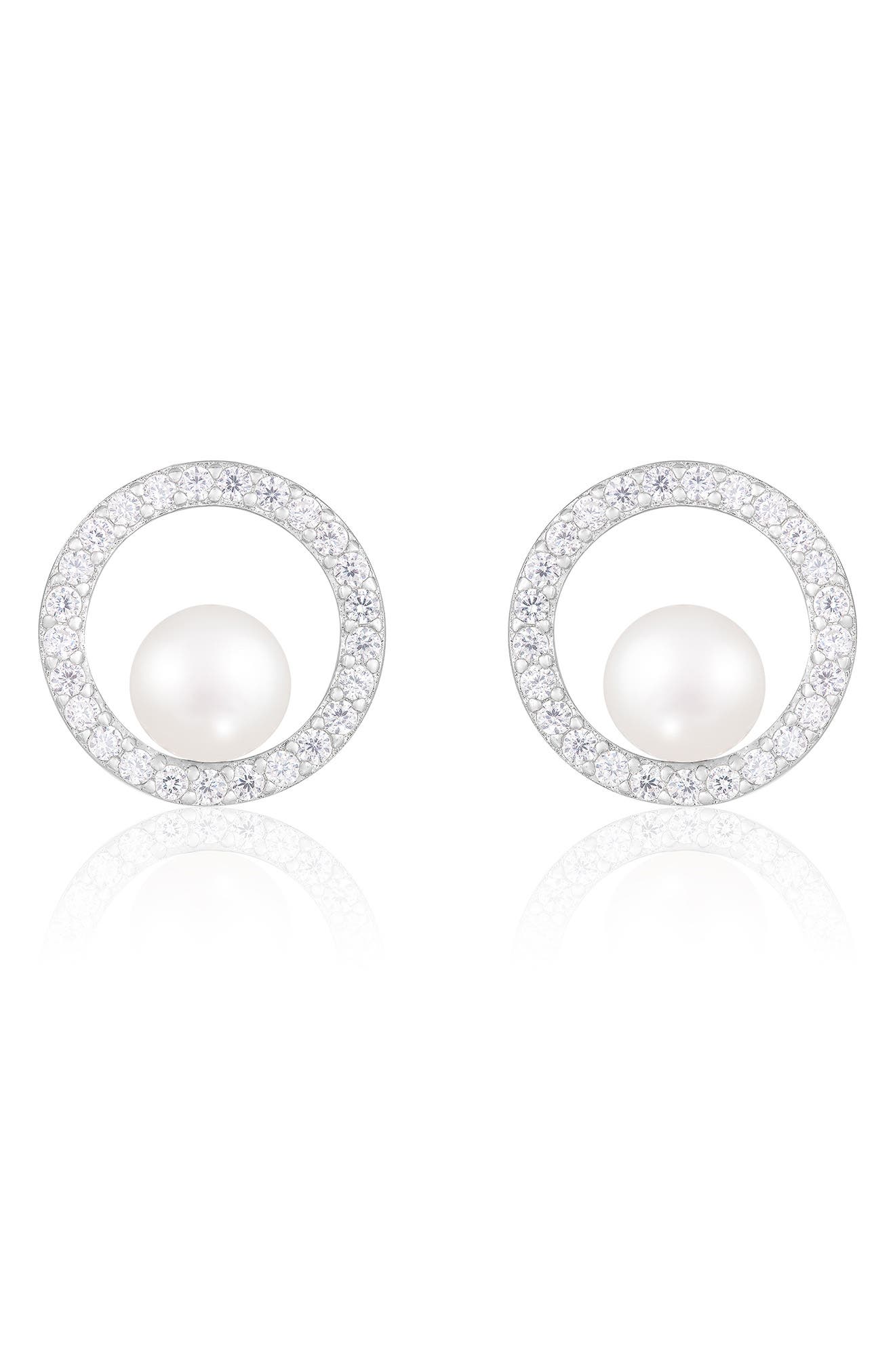 SPLENDID PEARLS Freshwater Pearl Stud Earrings