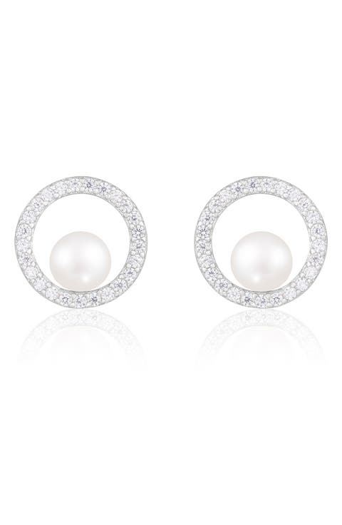 Freshwater Pearl Stud Earrings