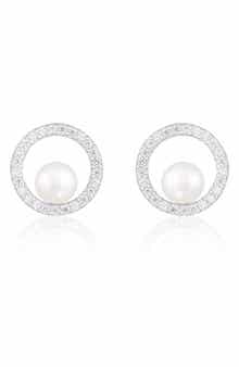 SPLENDID PEARLS Freshwater Pearl Stud Earrings