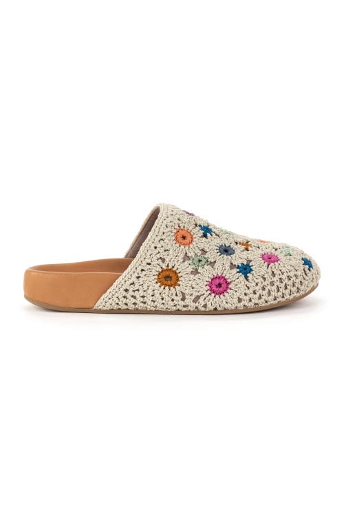 The Sak Bolinas Clog In Natural Multi Flowers