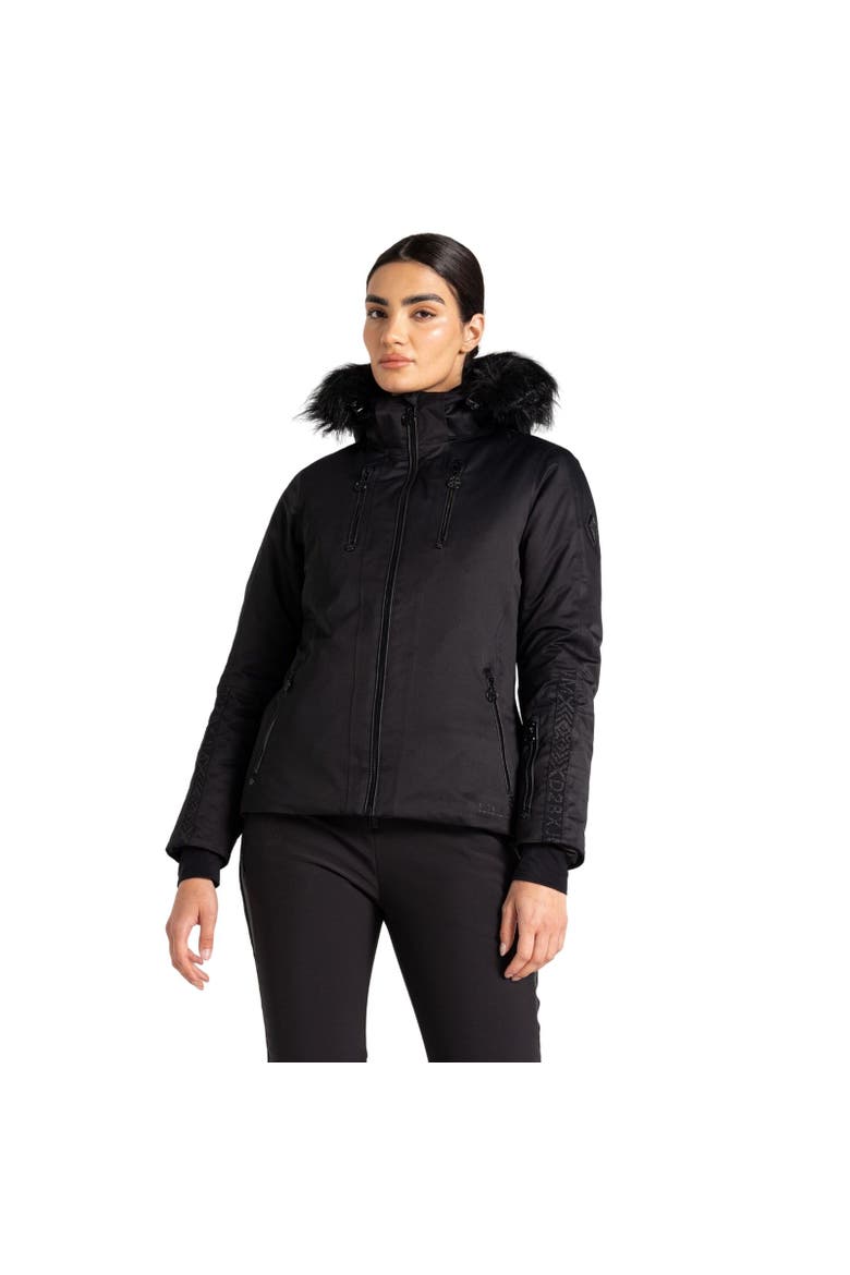 Frenzied Ski Jacket, Alternate, color, Black