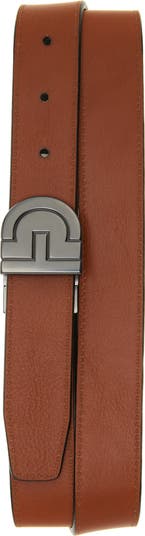 32mm Reversible Logo Plaque Buckle Belt