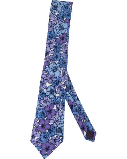 Lords Of Harlech Taddeo Merino Tie In Blue