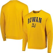 COLOSSEUM Men's Colosseum Gold Rowan Profs Arch Over Logo Pullover Sweatshirt