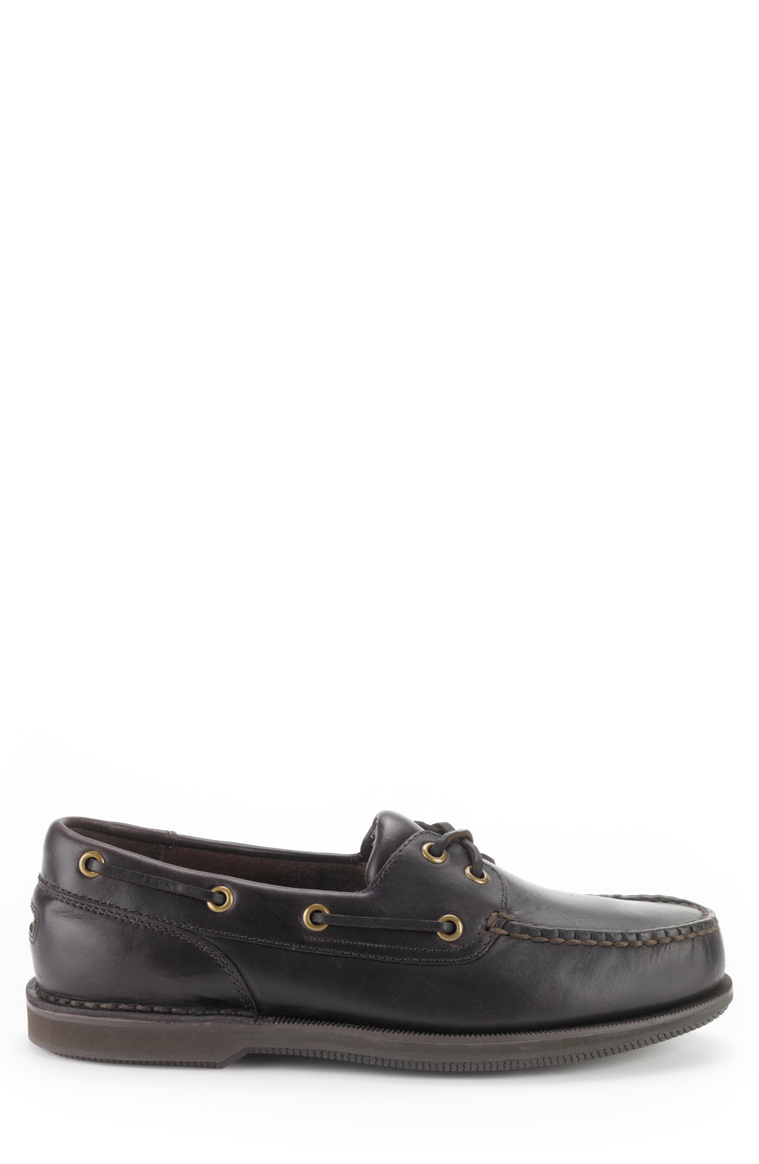 'Perth' Boat Shoe, Alternate, color, DARK BROWN