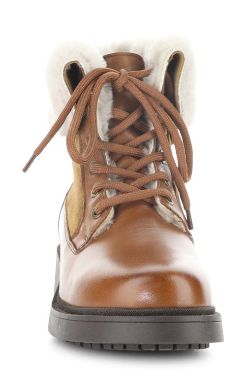 Bos. & Co. Nyssa Waterproof Genuine Shearling Boot In Brown