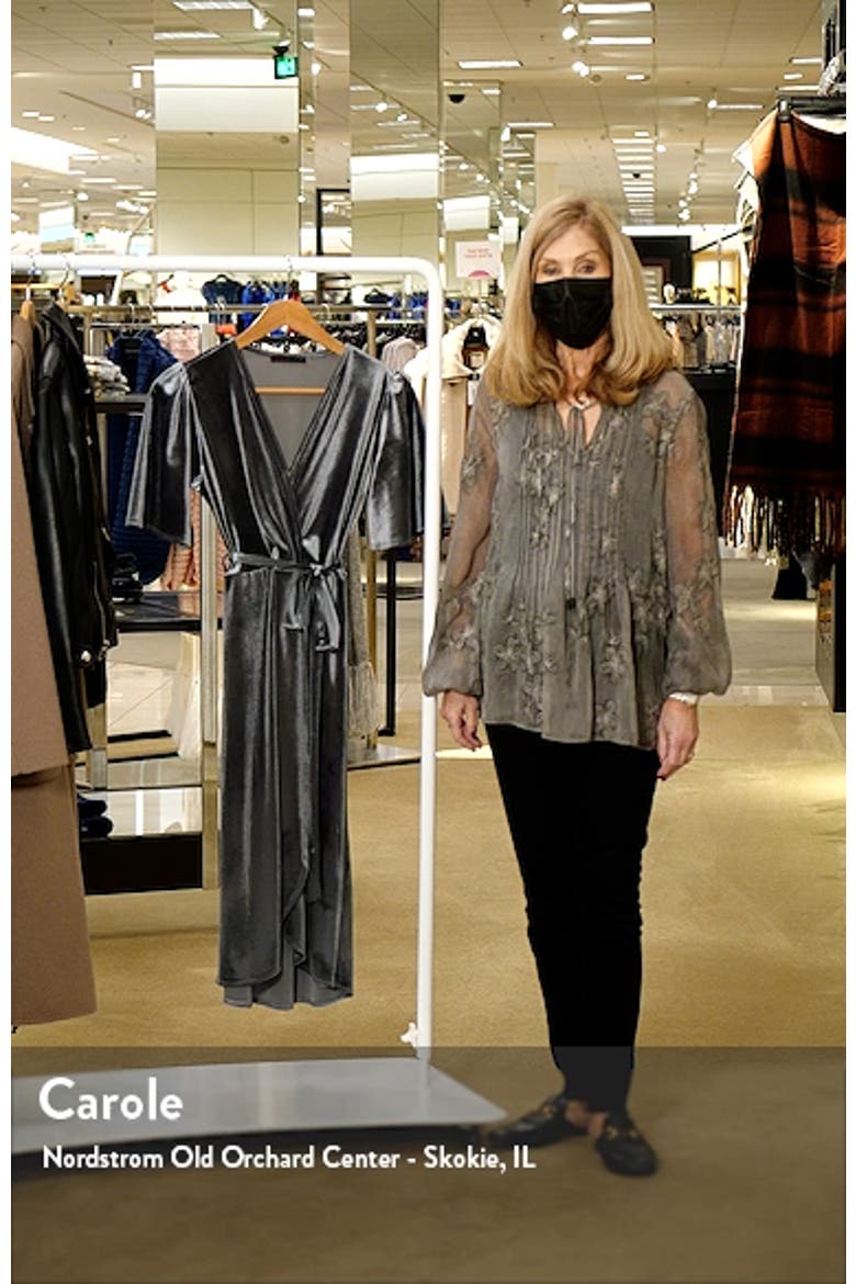 Velvet Faux Wrap Dress video