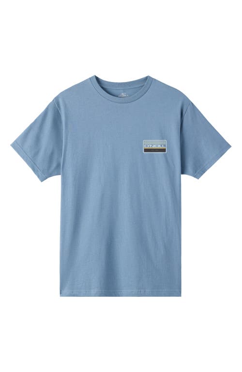 O'neill Kids' Banner Cotton Graphic T-shirt In Blue
