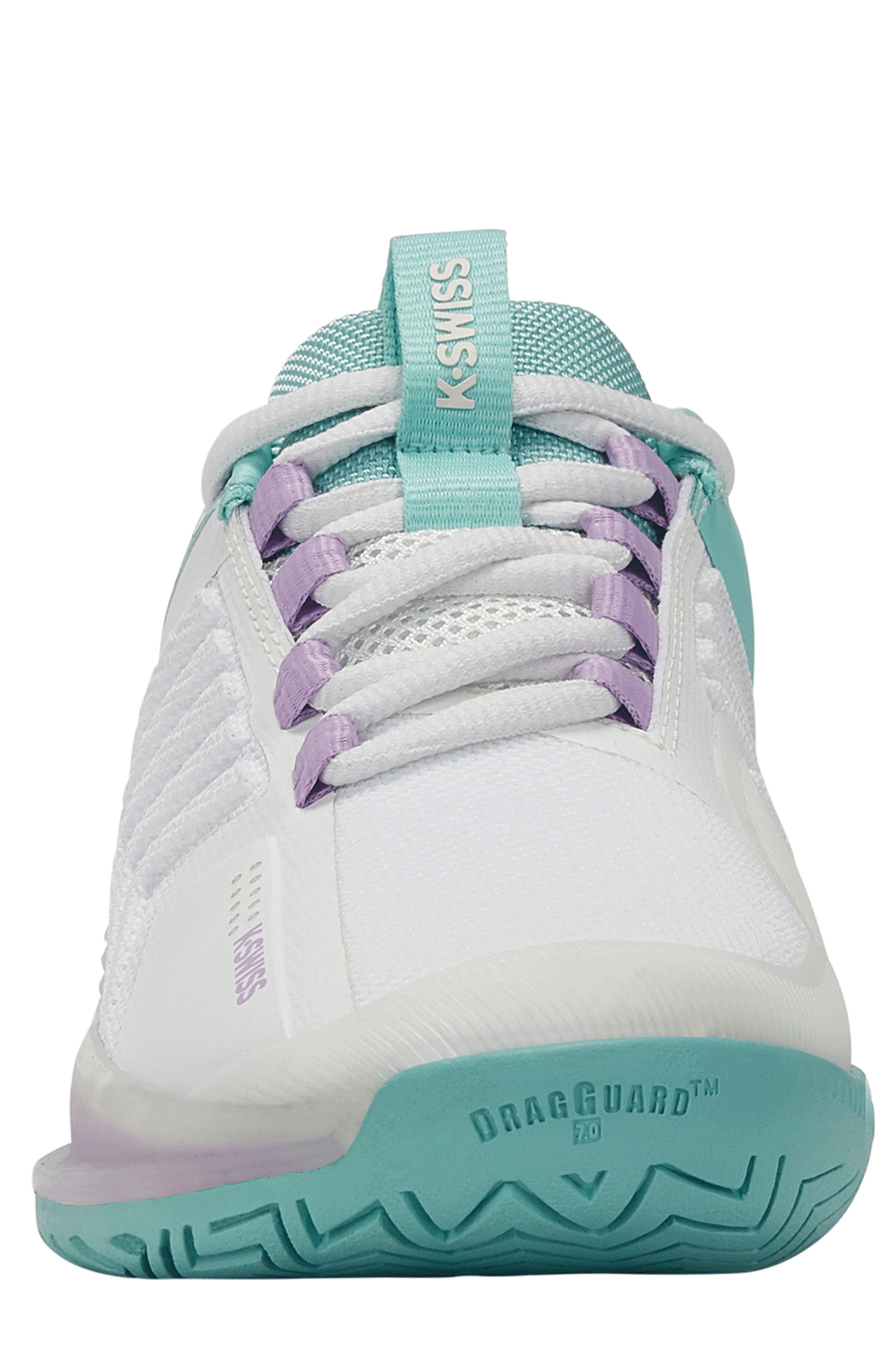 K-Swiss Ultrashot 3 Tennis Shoe, Alternate, color, Brilliant Wht/Angel Blue/Lilac