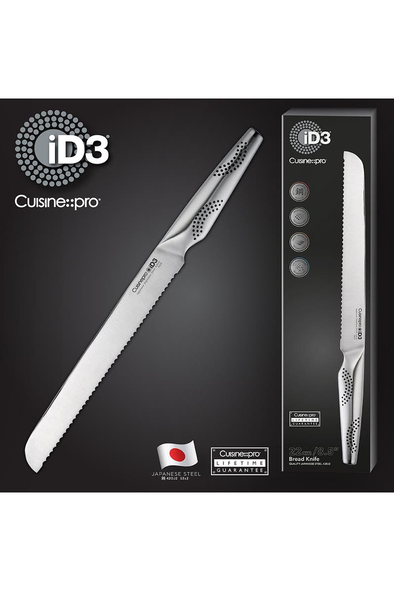 iD3® 8.5" Bread Knife, Alternate, color, Silver