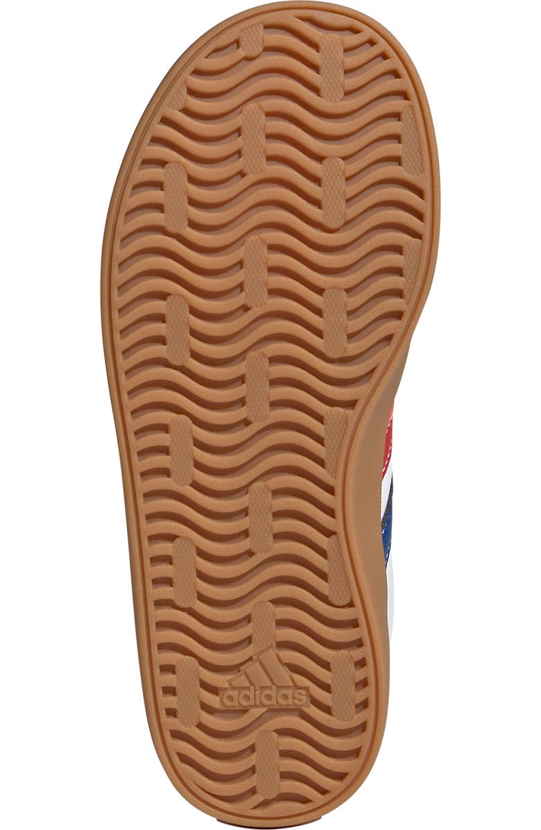 adidas Kids' VL Court 3.0 Sneaker, Alternate, color, White/ Royal Blue/ Scarlet