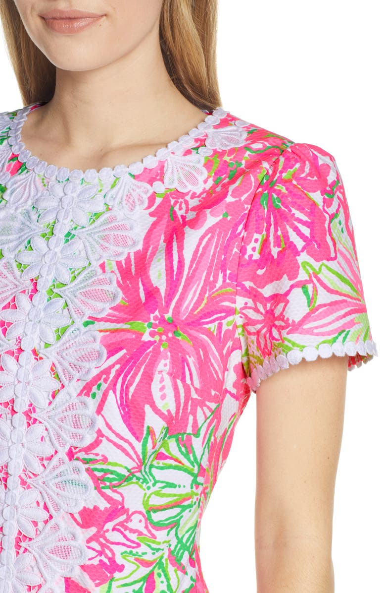 Lilly Pulitzer<sup>®</sup> Maisie Stretch Piqué Shift Dress, Alternate, color,