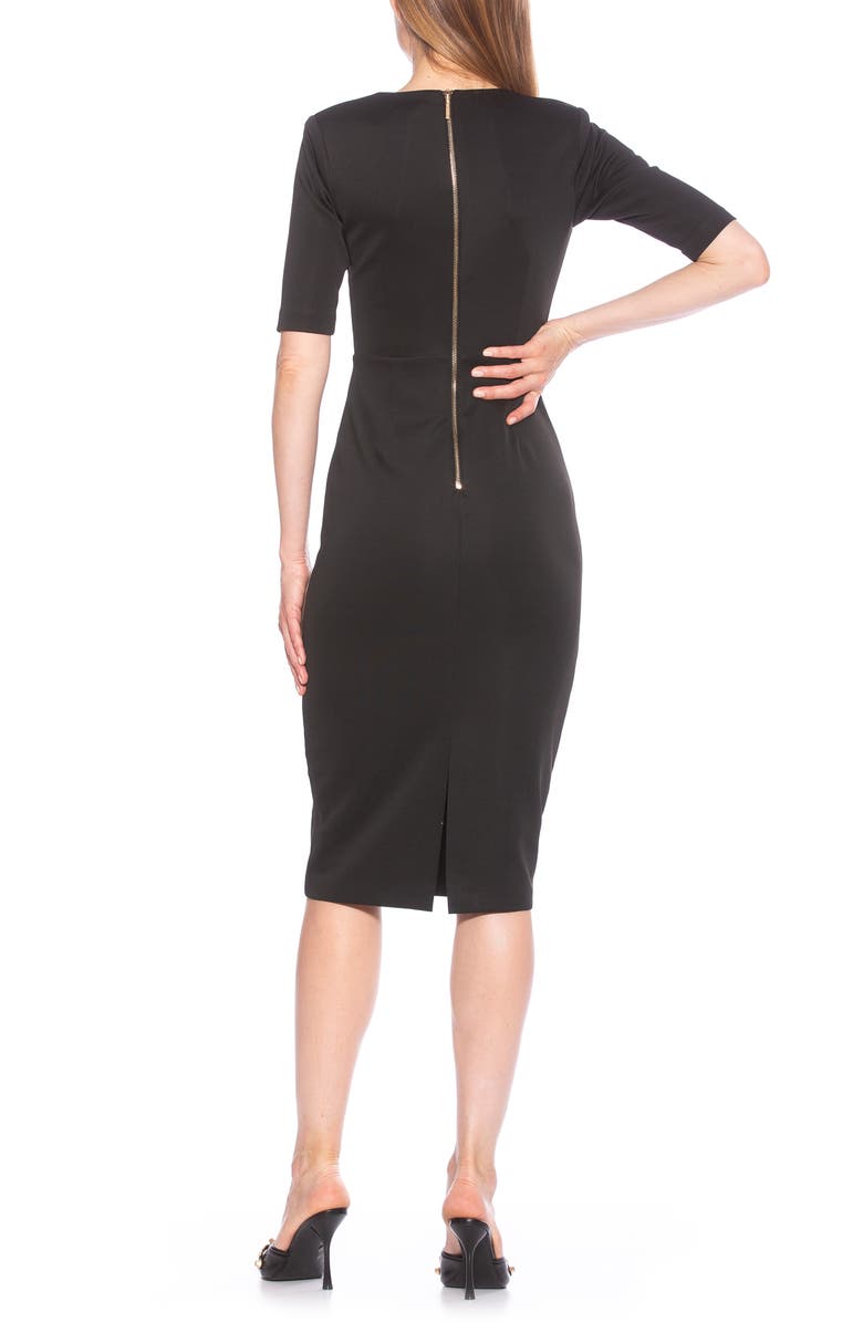 Alexia Admor Freya Sheath Midi Dress, Alternate, color,