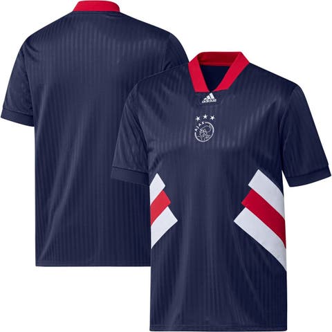 Men's adidas Navy Ajax Football Icon Jersey
