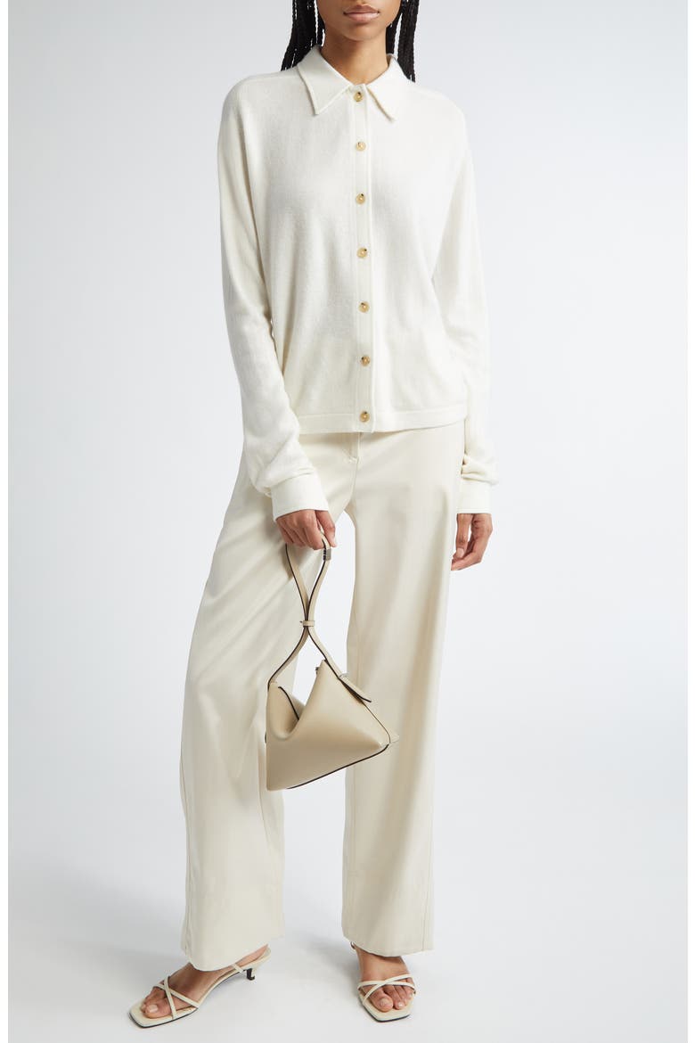 Twisted Seam Trousers, Alternate, color, ECRU