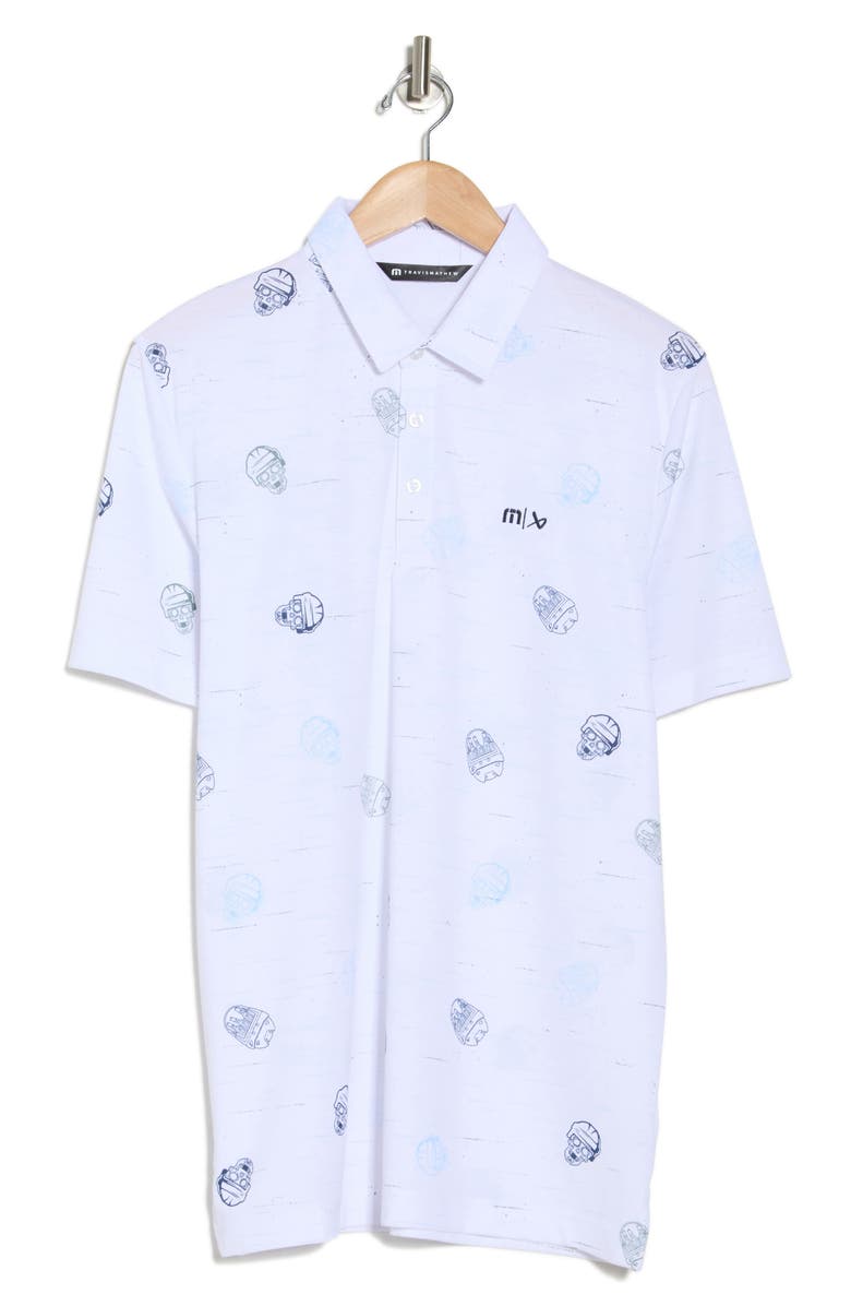 TravisMathew Mitts Off Polo, Alternate, color, White