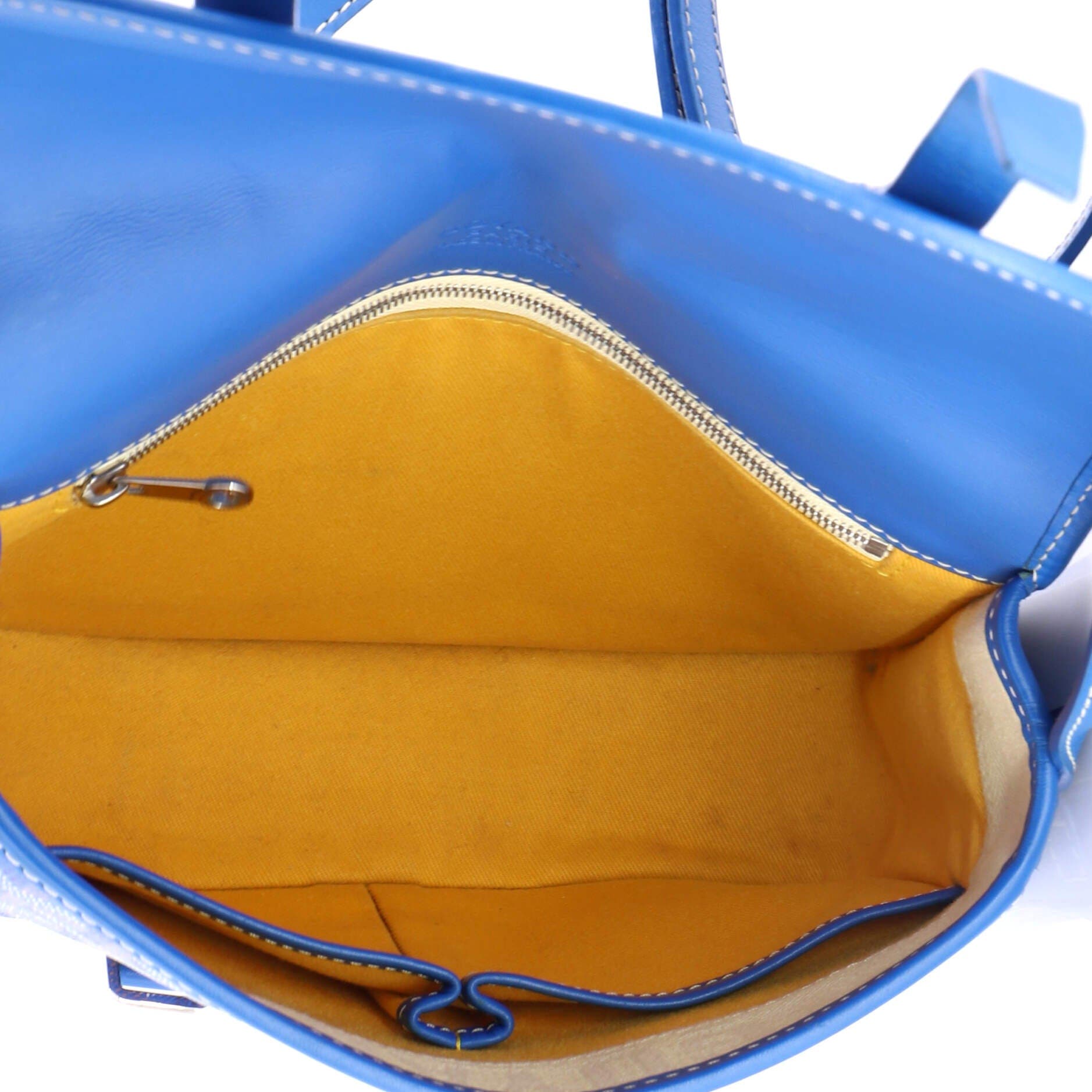 Belvedere Messenger Bag Coated Canvas with Leather PM, Alternate, color, Blue