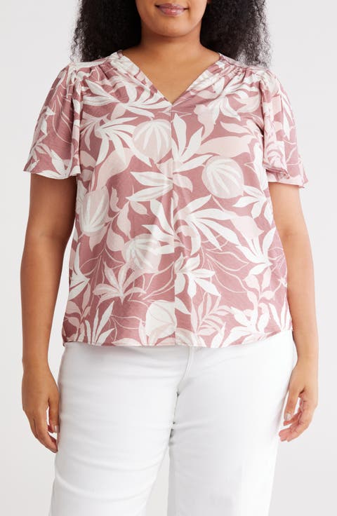 Flutter Sleeve Top (Plus)