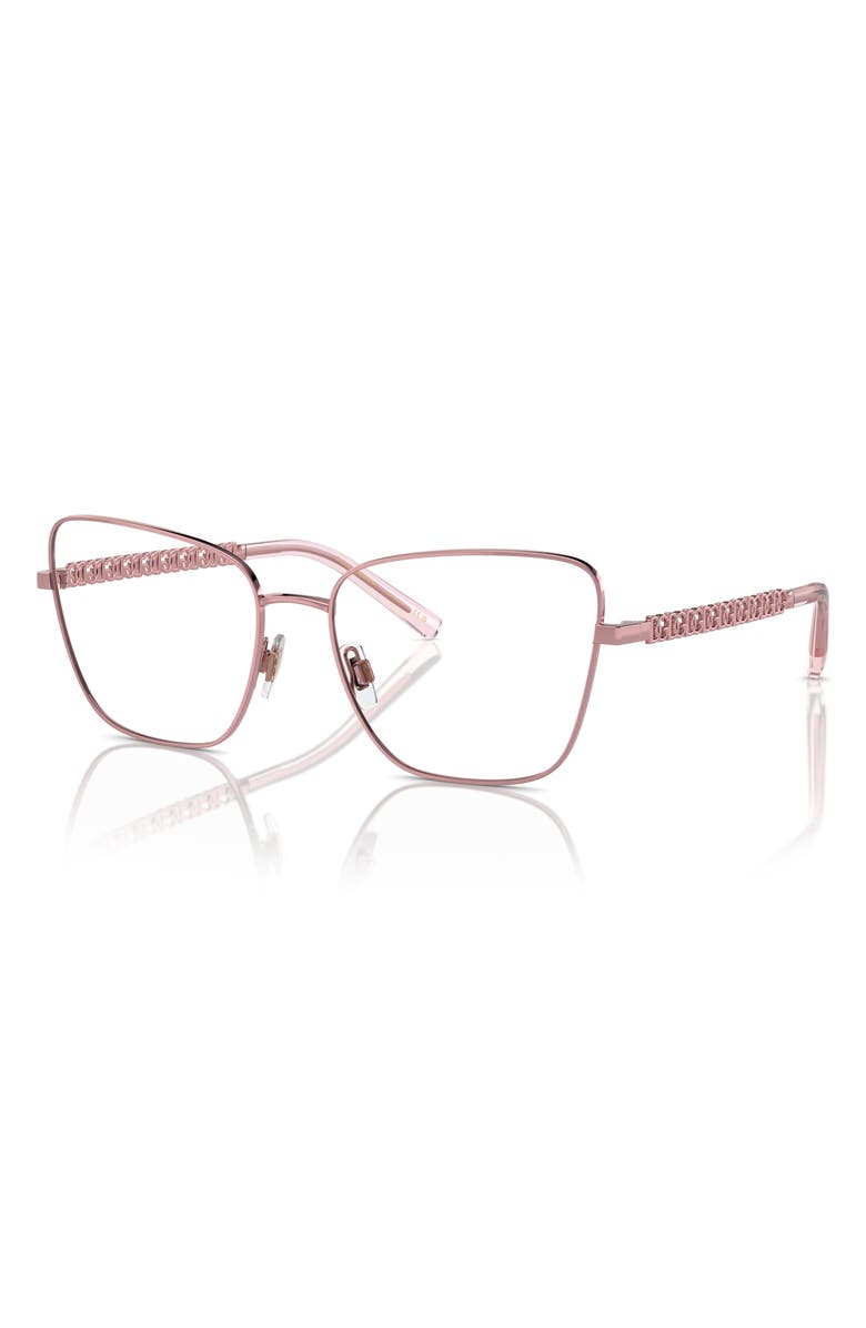 Dolce&Gabbana 55mm Butterfly Optical Glasses, Alternate, color,
