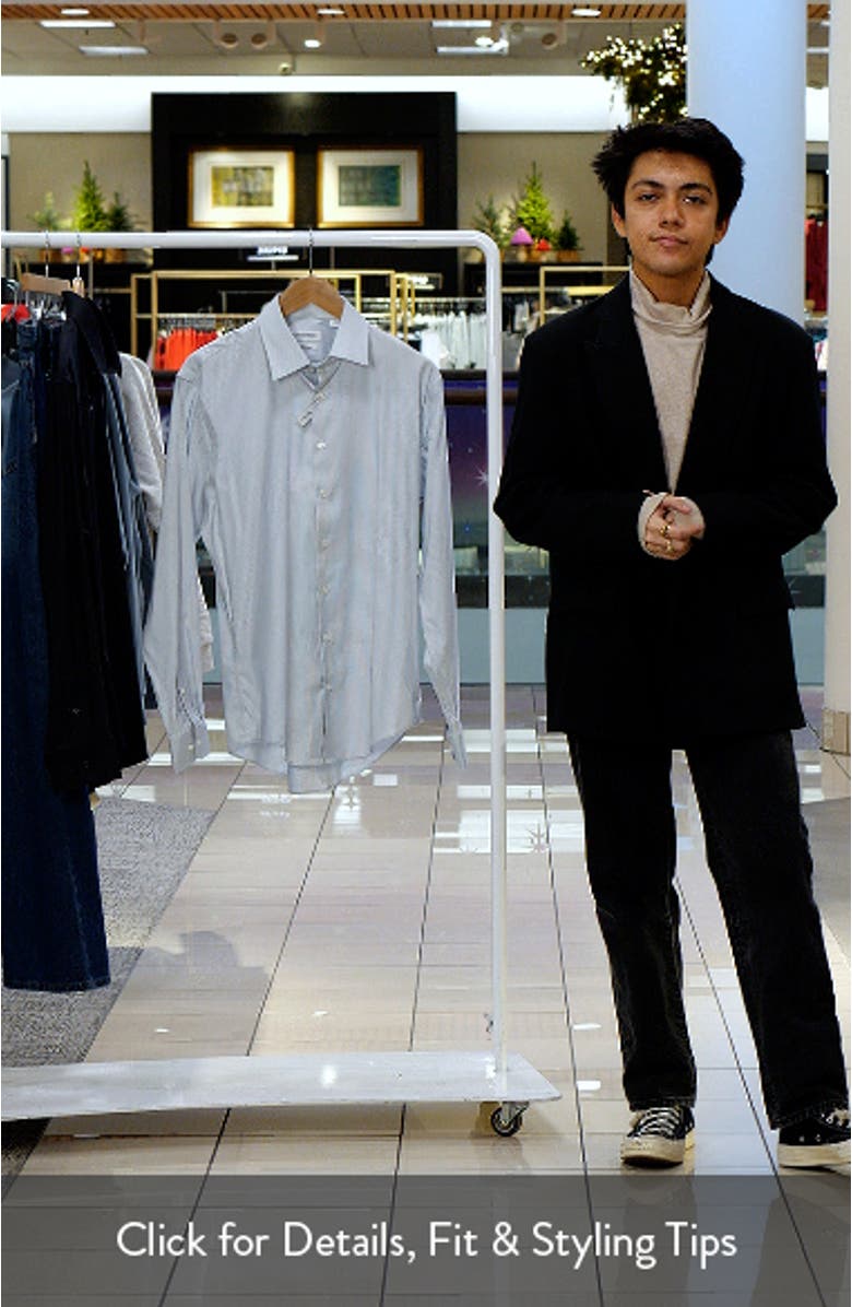 Trim Fit Check Premium Performance Dress Shirt, sales video thumbnail