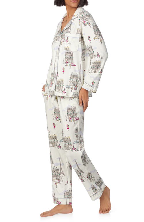 Bedhead Pajamas Print Stretch Organic Cotton Jersey Long Pajamas