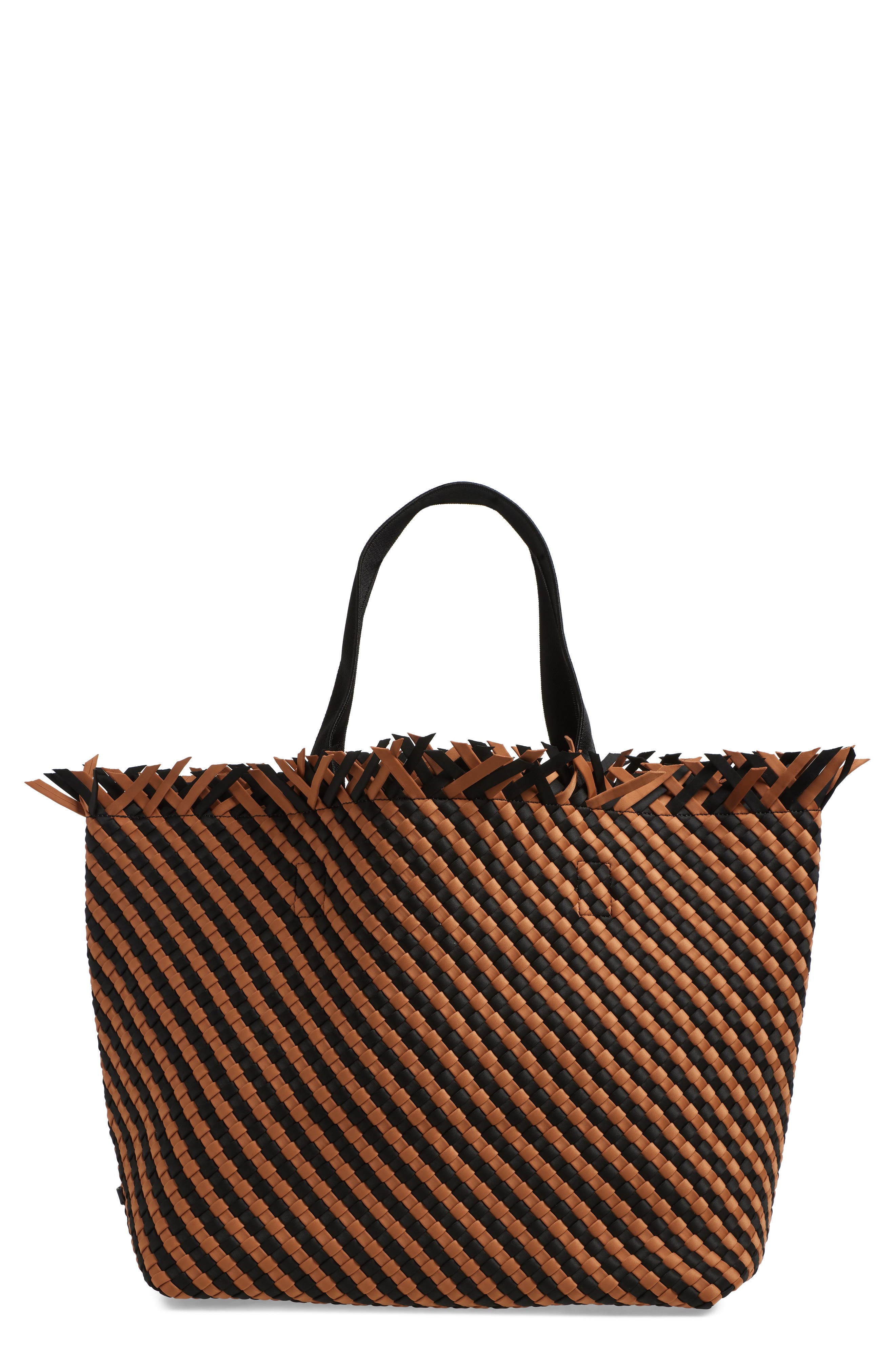 NAGHEDI Large Havana Woven Tote in Algarve 