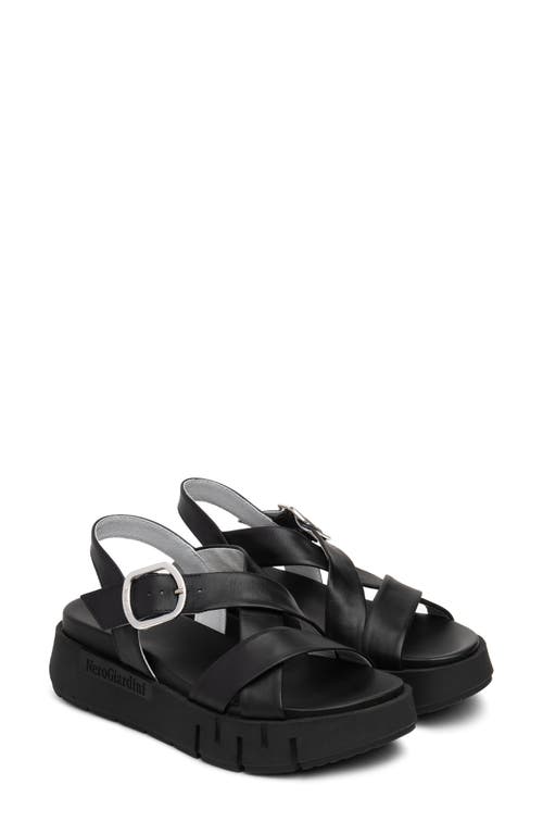 Nerogiardini Slingback Platform Sandal In Black