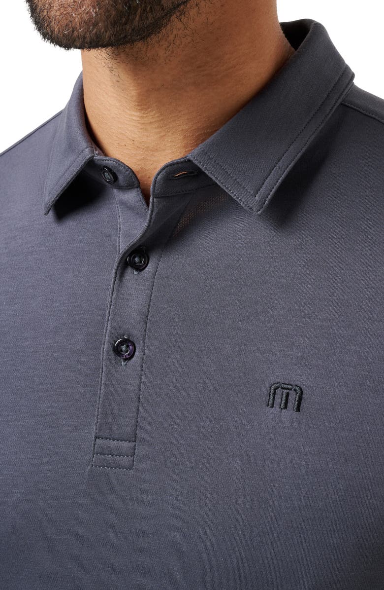 TravisMathew Warm Skies Polo, Alternate, color, Ebony