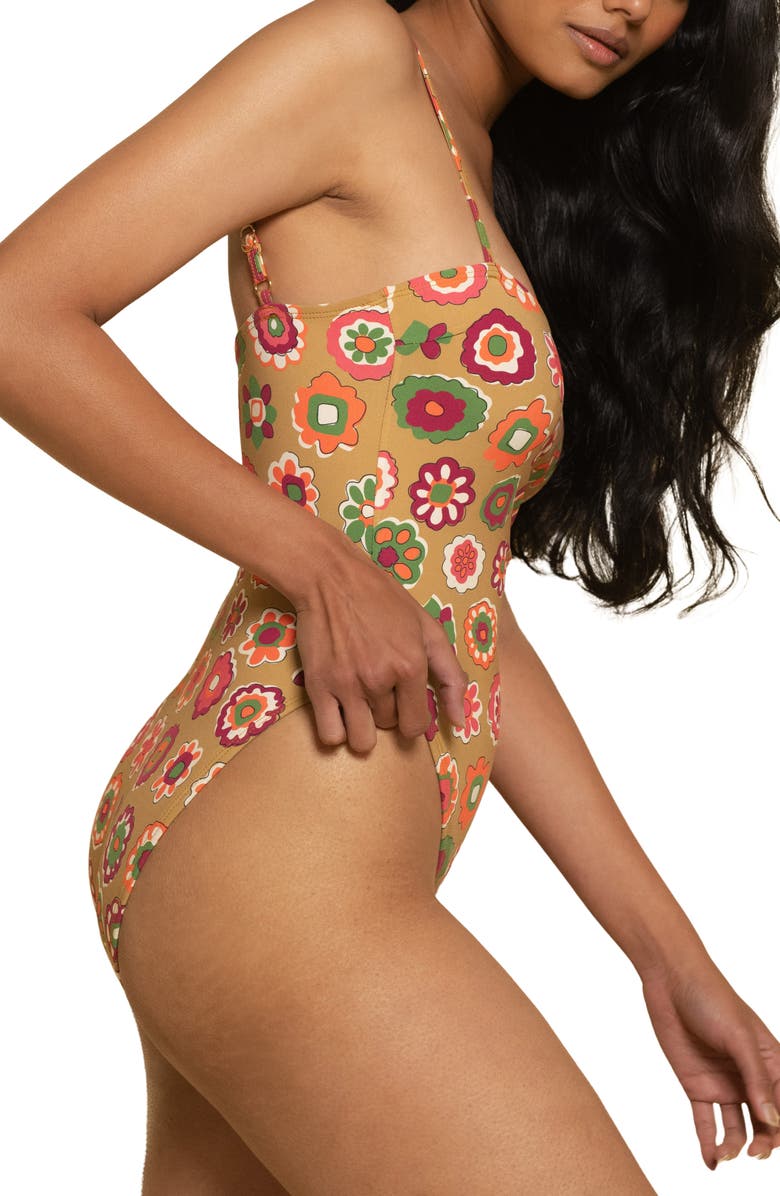 MONTCE Jacelyn One-Piece Swimsuit, Alternate, color, Mazzy Floral