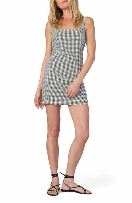 The Drew Gingham Cotton Minidress