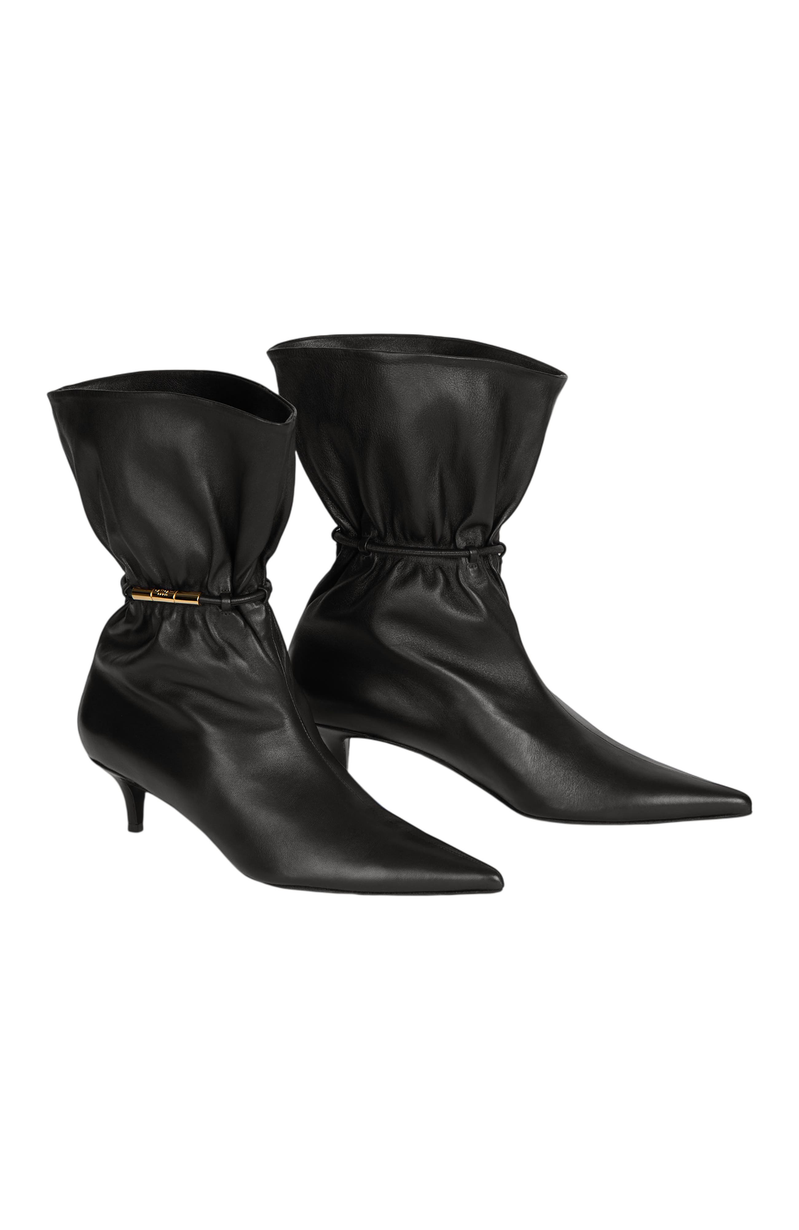 Sphynx Smooth Leather Ankle Boots, Main, color, black