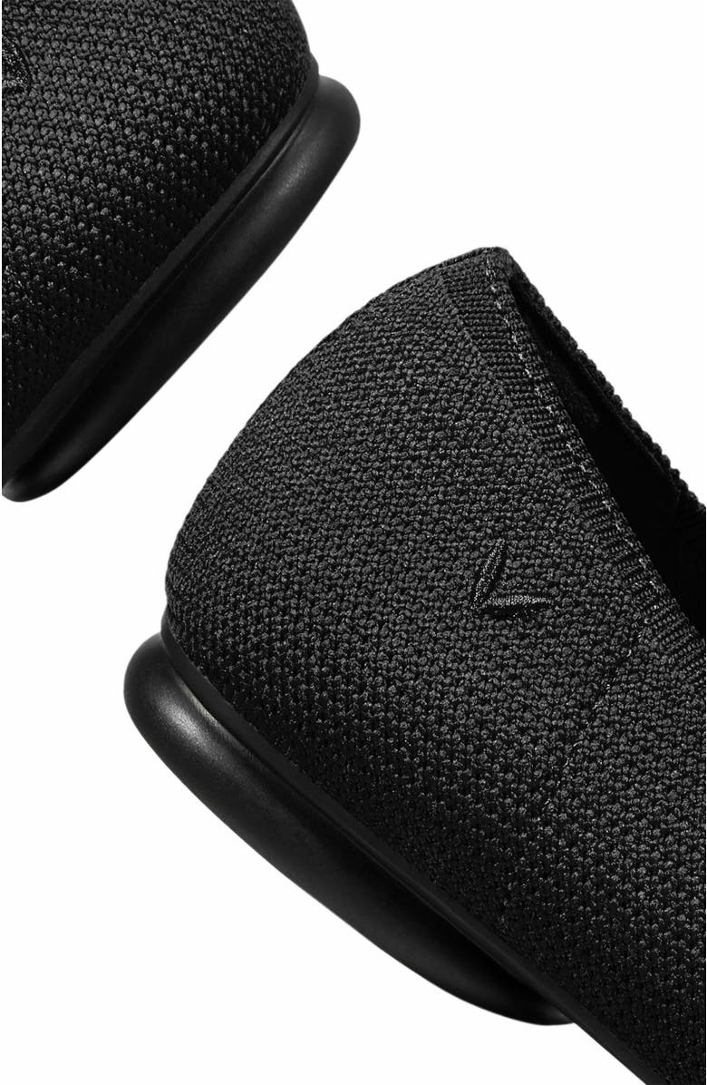 VIVAIA Almond-Toe Knotted Flats, Alternate, color, Black