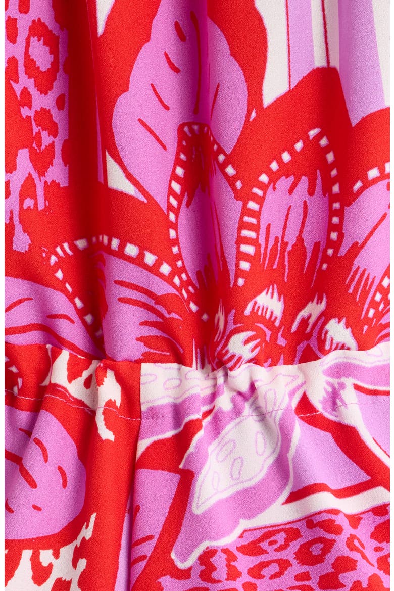 Barba Tropical Petrie Button Up Romper, Alternate, color, RED-WHITE