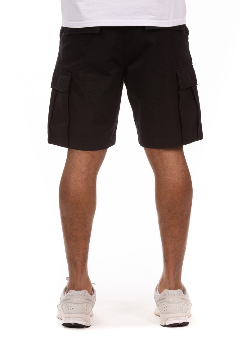 King Cone Cargo Shorts, Alternate, color, BLACK