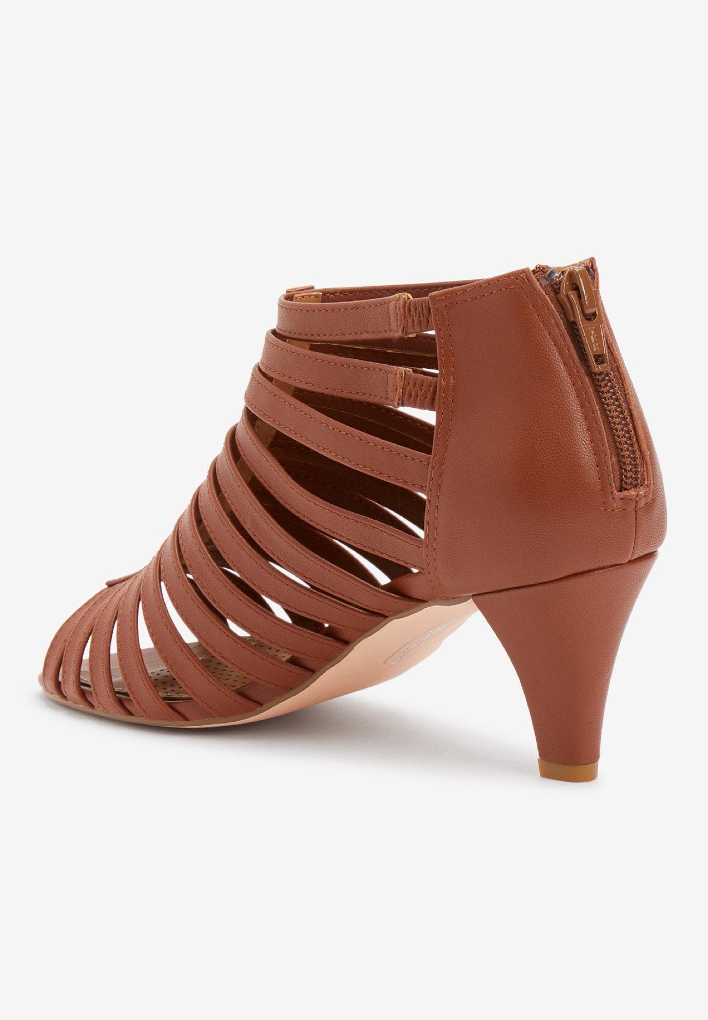 The Saffi Shootie, Alternate, color, COGNAC