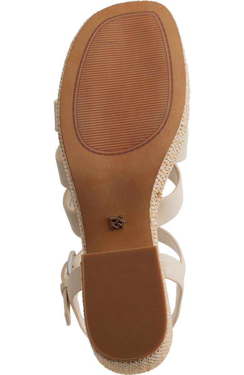 DKNY Fisherman Platform Sandal, Alternate, color, Bone