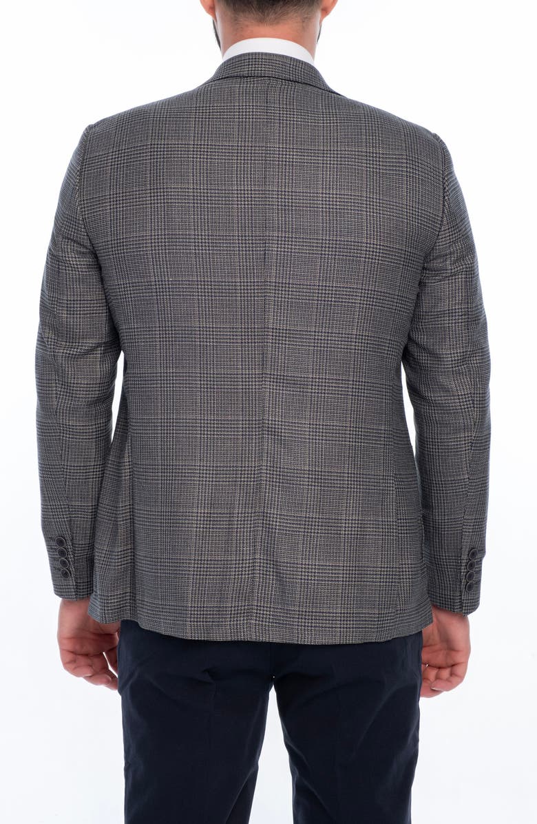 VELLAPAIS Plaid Sport Coat, Alternate, color, Green