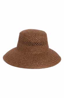 BCBGeneration Straw Bucket Hat