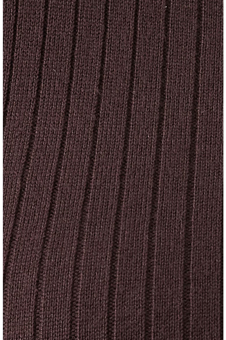 Hollie Polo Rib Knit Maternity/Nursing Dress, Alternate, color, Cocoa