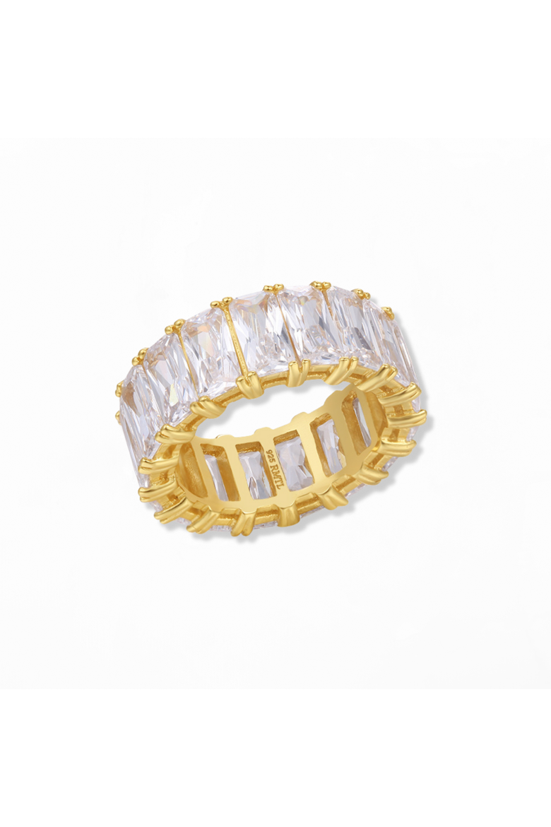 Baguette Ring, Main, color, Gold