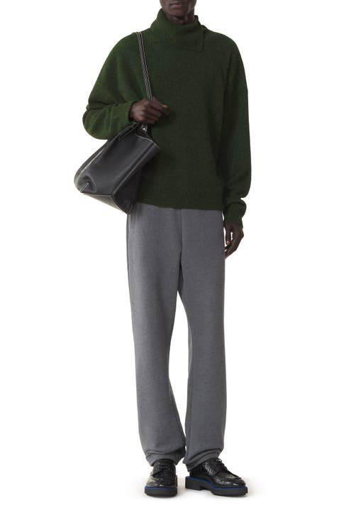 Button-Neck Sweater In Cashmere