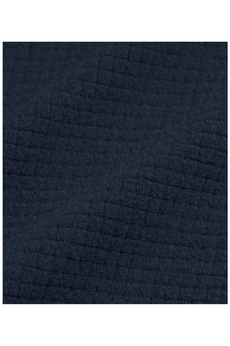 Cedar Trail Grid Fleece Quarter Zip Pullover, Alternate, color, SUMMIT NAVY