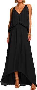 Ramy Brook Ambar Blouson Bodice Maxi Dress